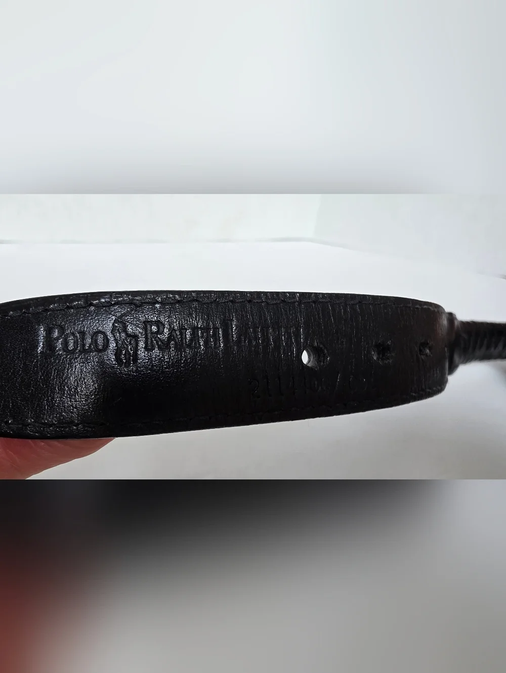 Ralph Lauren Braided Leather Belt Size 36 - Picture 7 of 7